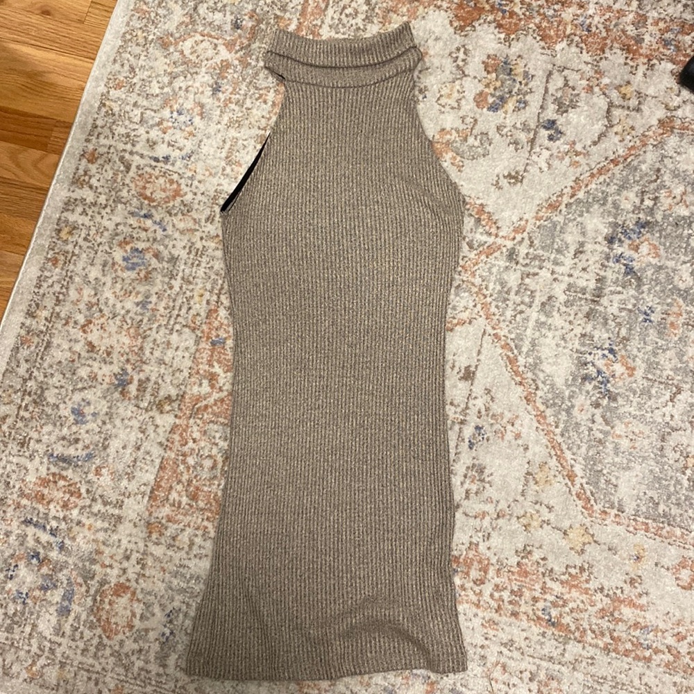 Topshop, knit turtleneck dress